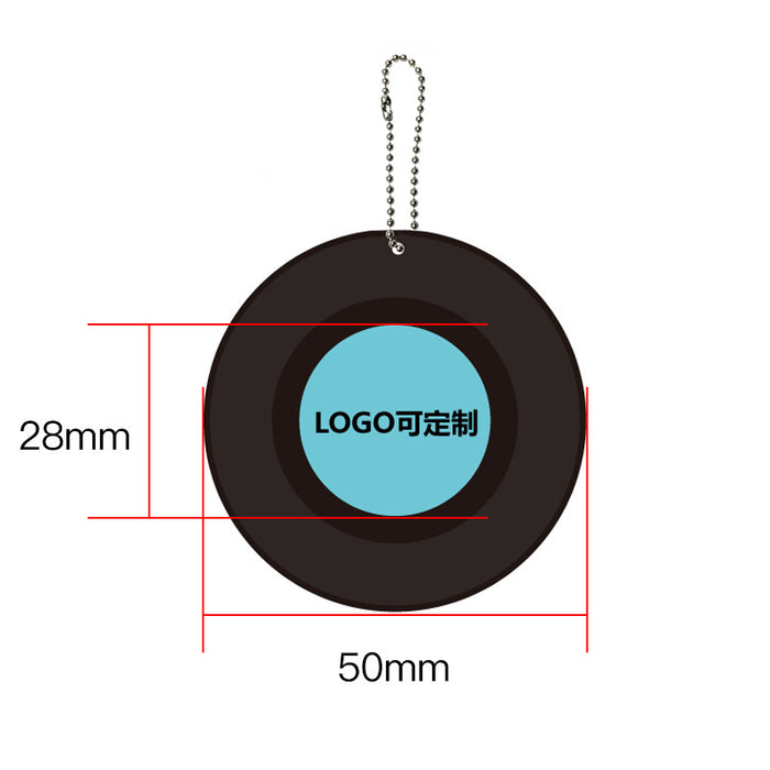 Wholesale New vinyl record refrigerator sticker DIY personalized celebrity refrigerator sticker keychain mini record coaster