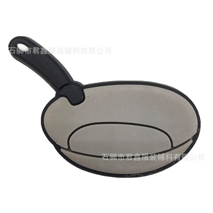 Wholesale 50pcs Buckle  Pvc Soft Glue DIY Accessories Shoes Charms