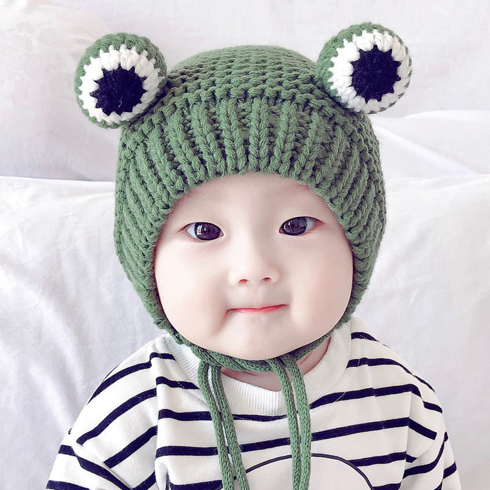 Wholesale Winter Baby Knitted Hat Thickened Wool Hat For Boys Cute Baby Accessories Autumn/winter Boys Knitted