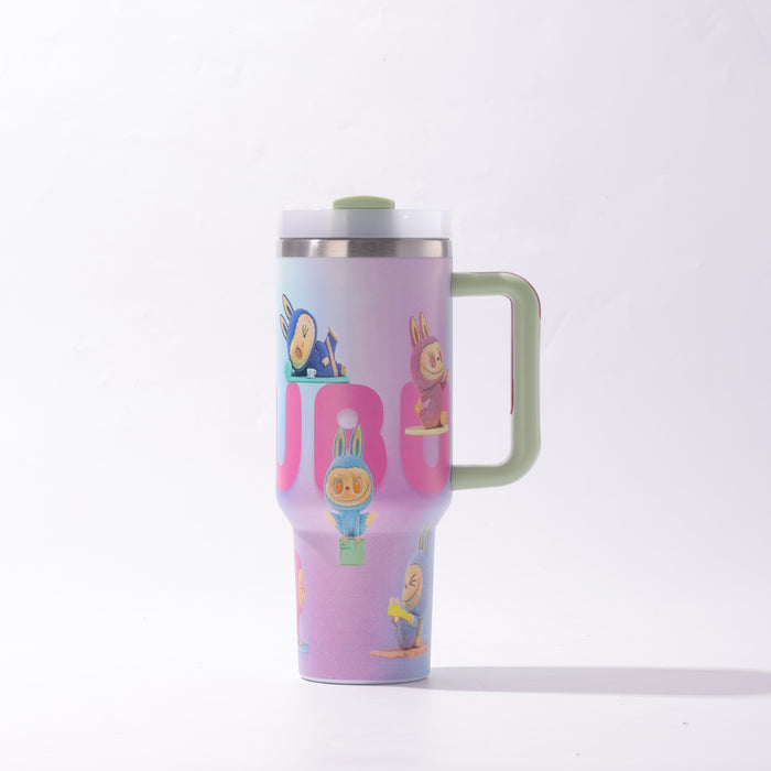 Wholesale 40oz Stainless Steel Tumbler with Handle and Straw Chic Drinkware MOQ≥2