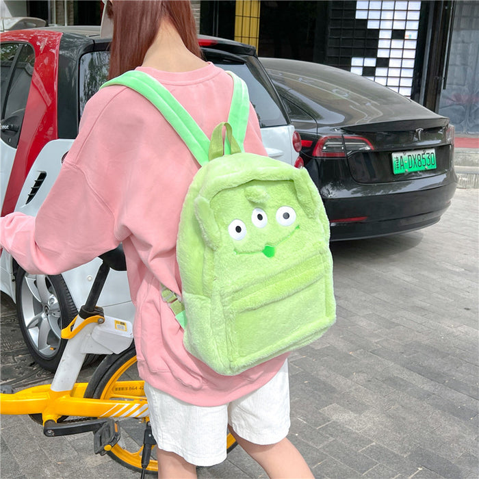 Wholesale Cartoon Cute Three-dimensional Bear Large Capacity Plush Backpack JDC-BP-ZeZ002