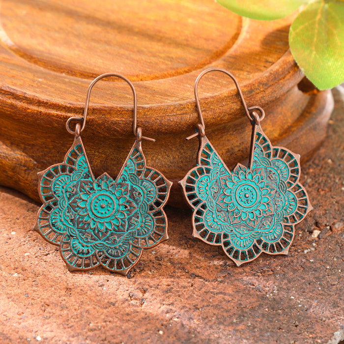 Wholesale Vintage Geometric Tassel Earrings Zinc Alloy Jewelry Accessory MOQ≥2