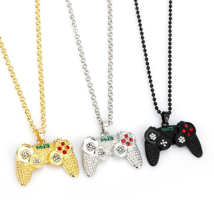 Wholesale Alloy Diamond Game Console Necklace JDC-NE-FengH001