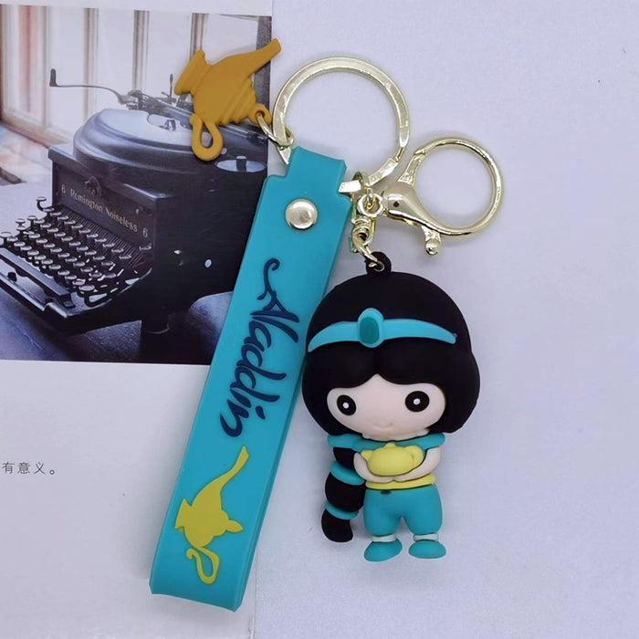 Wholesale cartoon  lamp doll key chain pendant bag car key chain accessories gift