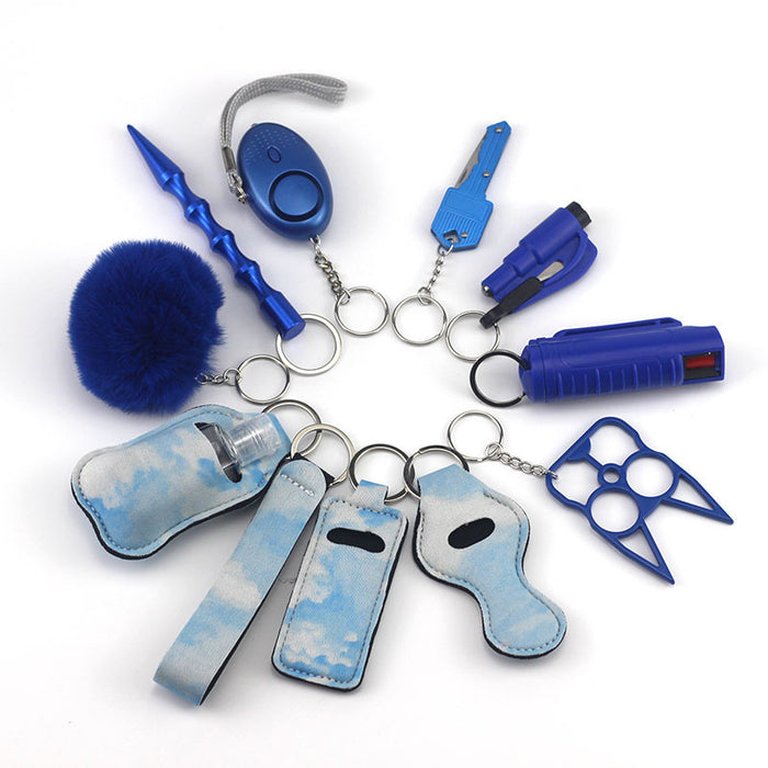 Wholesale Metal Multi-function Keychain DIY 12-piece Set JDC-KC-TouMS031