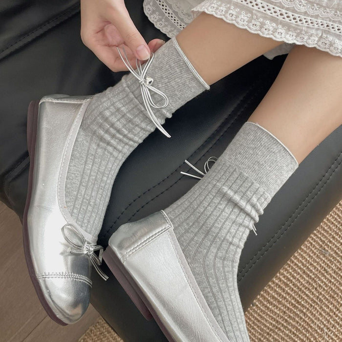 Wholesale Love pendant bow socks pile socks