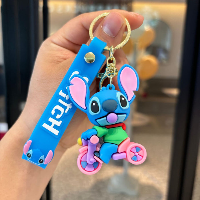 Wholesale  key chain pendant pvc doll school bag pendant