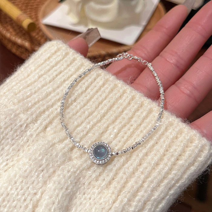 Wholesale Pure silver bracelet, bead, niche temperament, versatile accessory