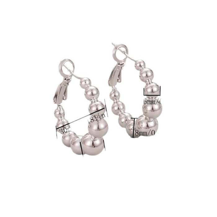 Wholesale Ball Copper Earrings JDC-ES-LiR004