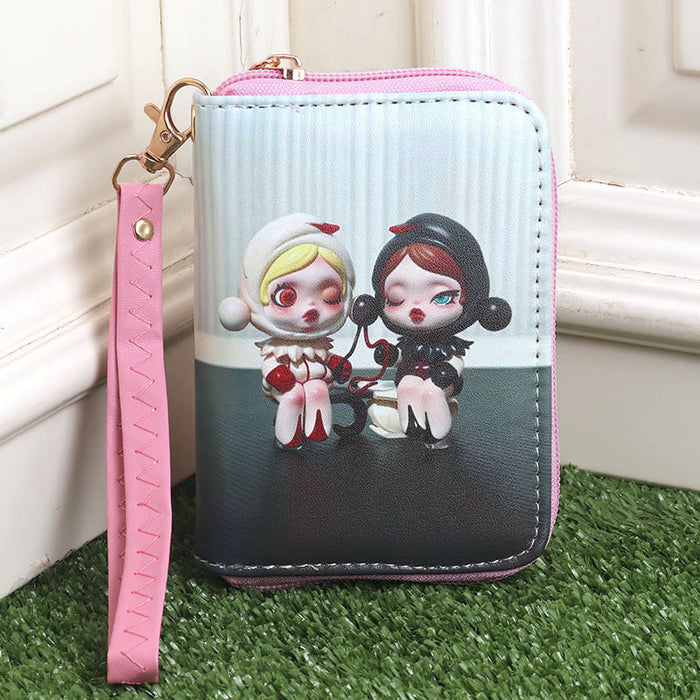 Wholesale Cartoon Animation Surrounding  with Card Storage Bag for Boys and Girls Portable Coin Purse