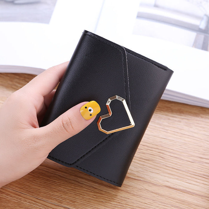 Wholesale PU Leather Short Wallet with Han Style Print Card Holder for Daily Matching