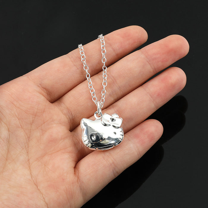 Wholesale Sweet cool cute millennial girl necklace pendant