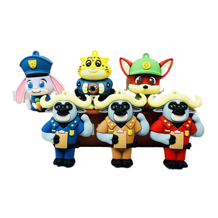 Wholesale Keychain Ring Doll Accessories Couple Bag Pendant