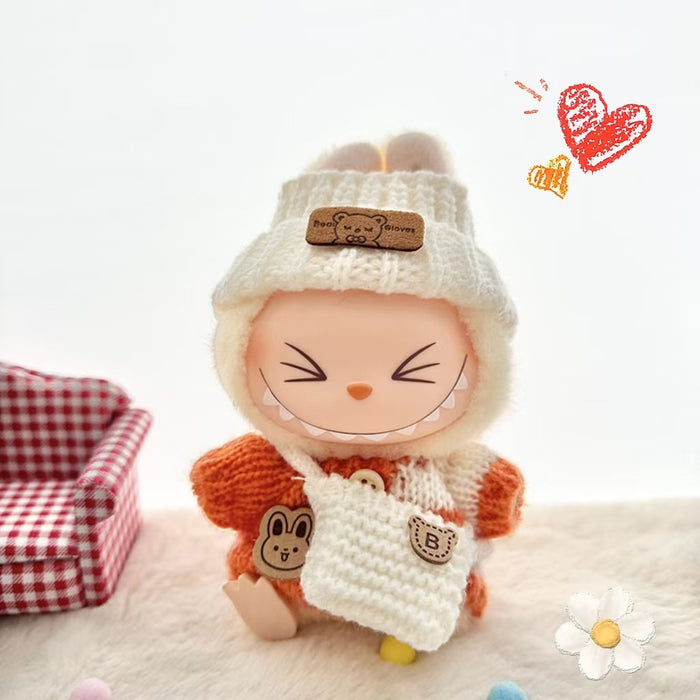 Wholesale Keychain  Clothes Pendant  Doll Bear Label Hat Sweater Suit
