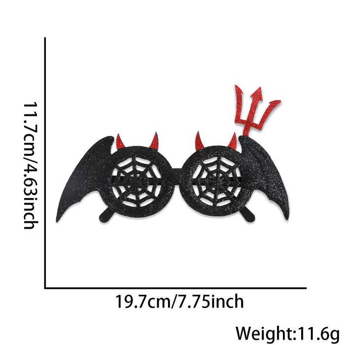 Wholesale  Pumpkin Glasses Decoration Photo Props Children' s Ghost Festival Party Dress-up Horror Bat Skull Glasses