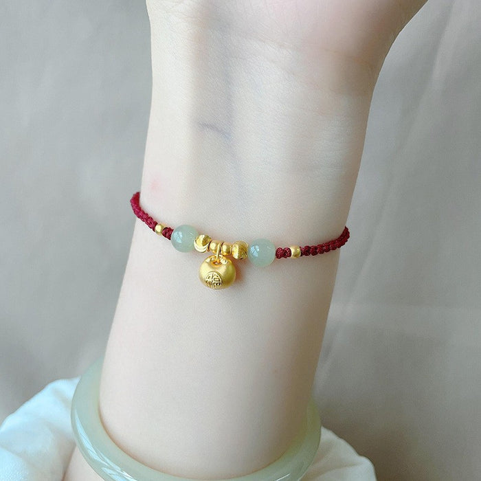 Wholesale  Bracelet Female  Pearl  Red Hand Rope for Girlfriend Gift Bracelet