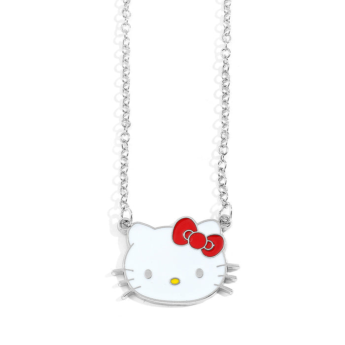 Wholesale Cartoon Cat Alloy Necklace Three Pieces JDC-NE-BS009