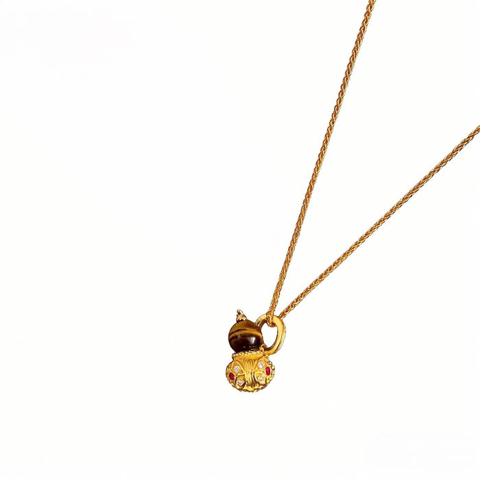 Wholesale Sachet,  gourd,  tiger eye,  lucky bead,  sweater chain