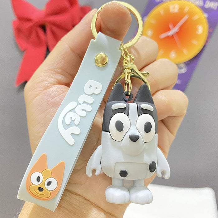 Wholesale PVC Cartoon Silicone Doll Keychain JDC-KC-YiCheng002