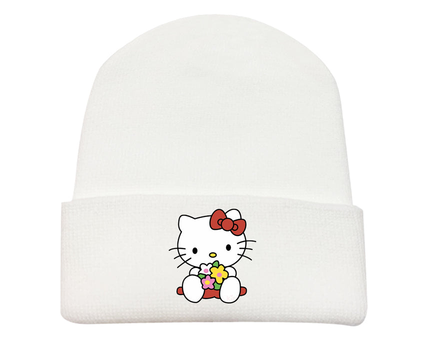 Wholesale  Knitted Hat Pattern Velvet Hat Curled Warm Protection Hat