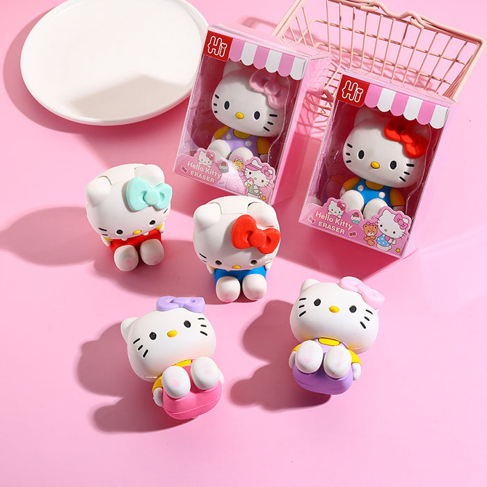 Wholesale 3D Eraser Stationery Office Diy Assembly Rubber