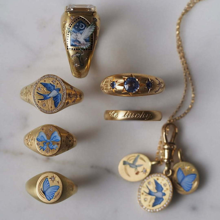 Wholesale Painted pattern pendant stainless steel necklace