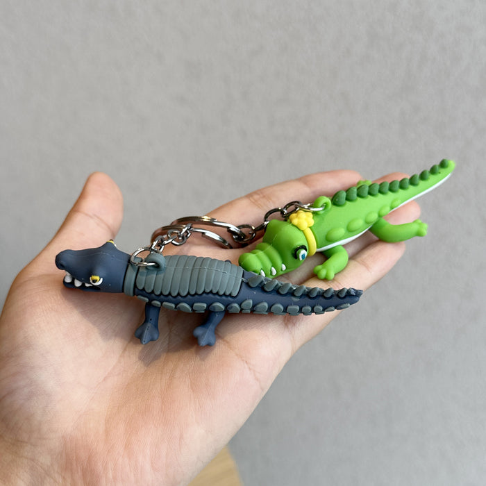 Wholesale Crocodile PVC cartoon backpack pendant backpack pendant decoration