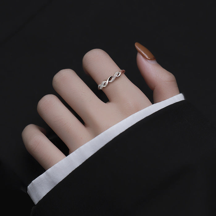 Wholesale Twist Wrap Adjustable Ring Women's Fashion Finger Ring