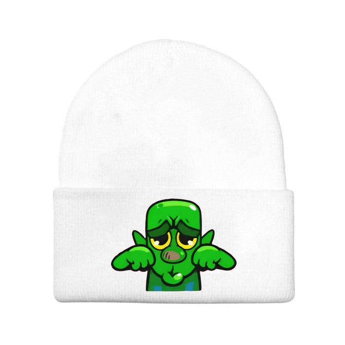 Wholesale Cartoon knitted hat colorful wool hat  parent child warm hat