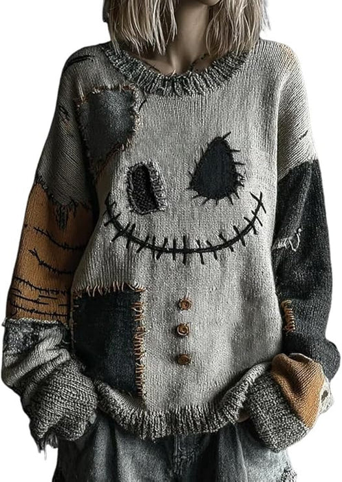 Wholesale Autumn and winter V-neck top casual drop shoulder women' s sweatshirt faux fur