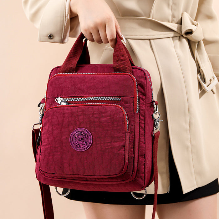 Wholesale Multifunctional women' s backpack cross-border supply new large capacity commuter style short distance travel backpack versatile