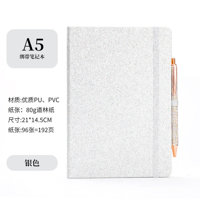 Wholesale Glitter Strap A6 Notebook Colorful Cover Creative Trends