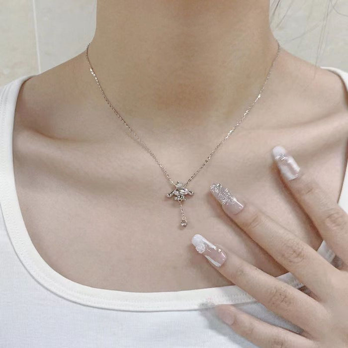 Wholesale Cartoon fringe necklace light luxury niche