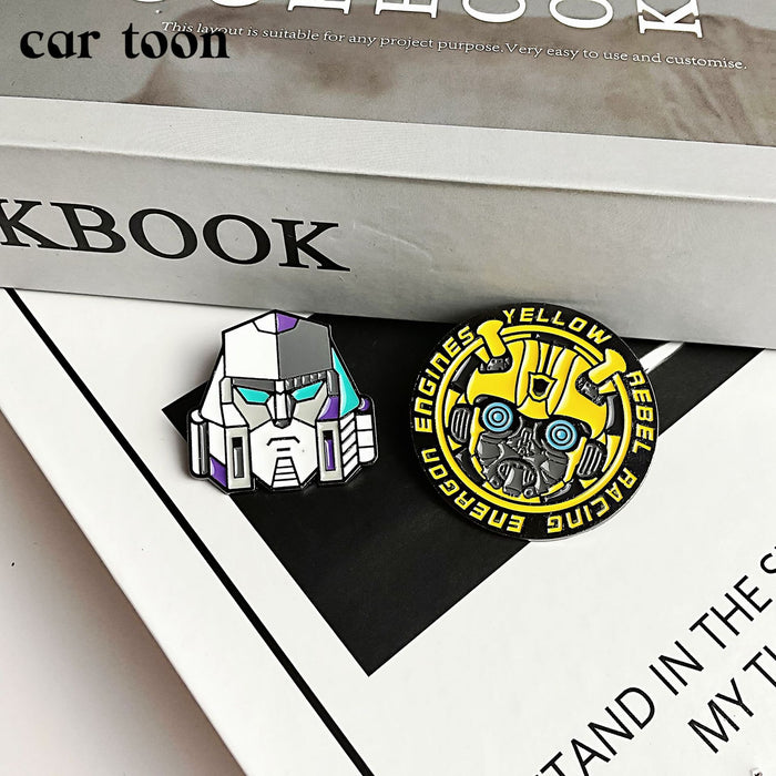 Wholesale Cartoon Metal Badge Student Backpack Pendant