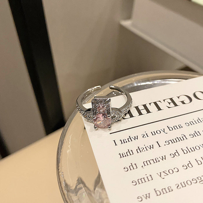 Wholesale European and American fashionable open mouth ring versatile, niche design, high-end and personalized temperament ring