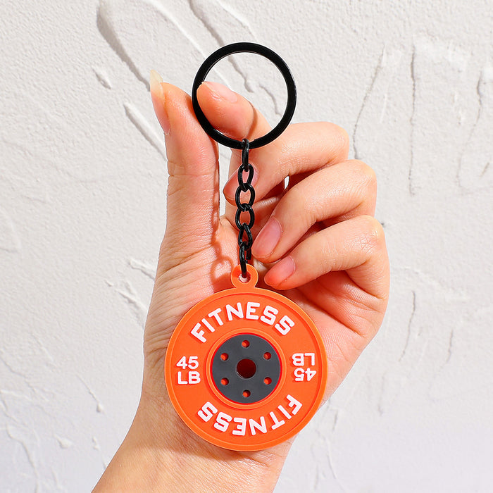 Wholesale Creative Mini Dumbbell Keychain