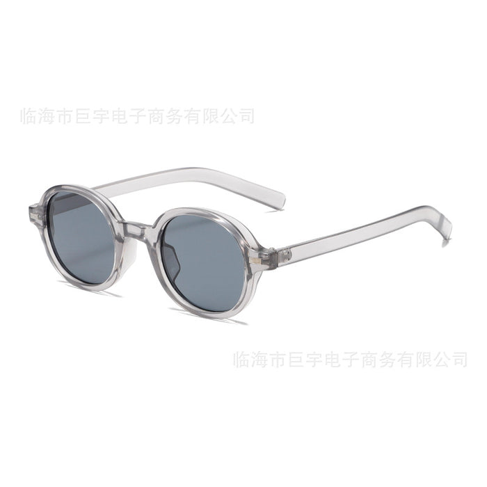 Wholesale New round frame sunglasses, personalized retro comfortable sunglasses, fashionable and trendy sun visors