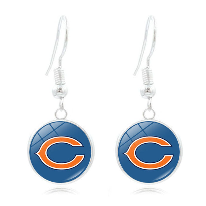 Wholesale Football Team  Pattern Earrings   Ear Jewelry
