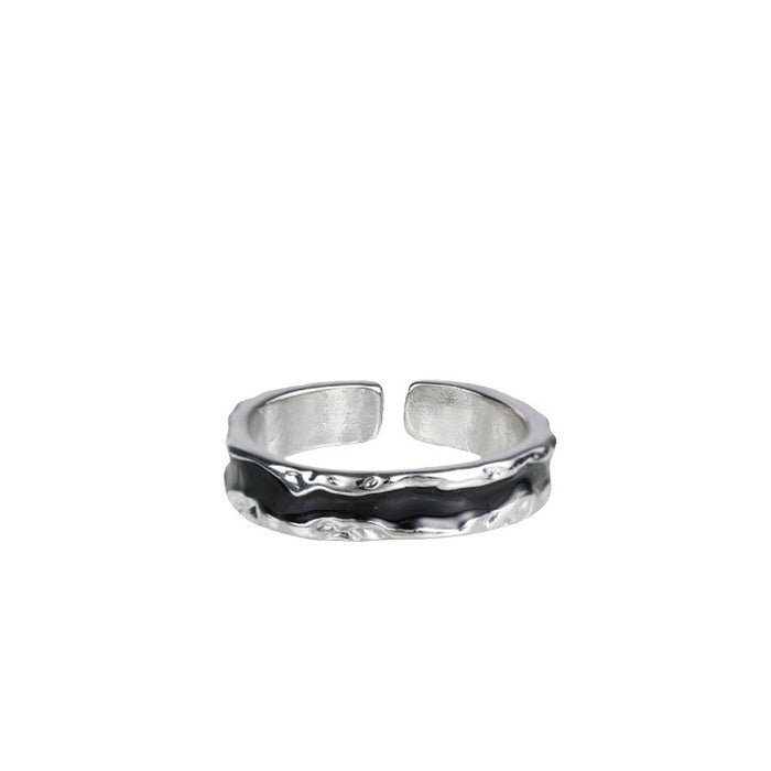 Wholesale Ring with cold and irregular design, retro and minimalist style for men and women