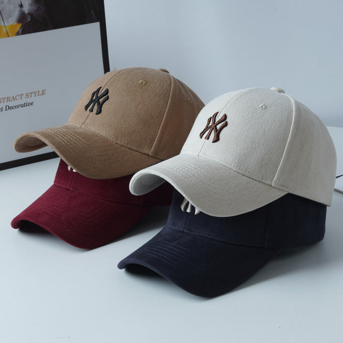 Wholesale Hat women's sanding deepened hard top baseball cap big head