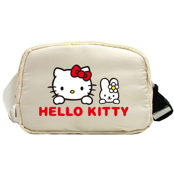 Wholesale Cat Cartoon Waterproof Sports Chest Bag  Versatile Crossbody Bag for Running with Phone Shoulder Bags