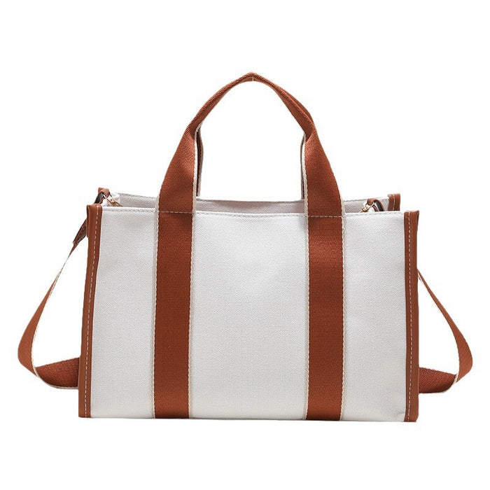 Wholesale Canvas Urban Simplicity Tote Bag Stylish Everyday Fashion Accessory