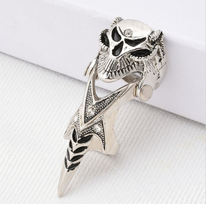 Wholesale Four Seasons universal skull faucet joint ring flexible ring men' s ring