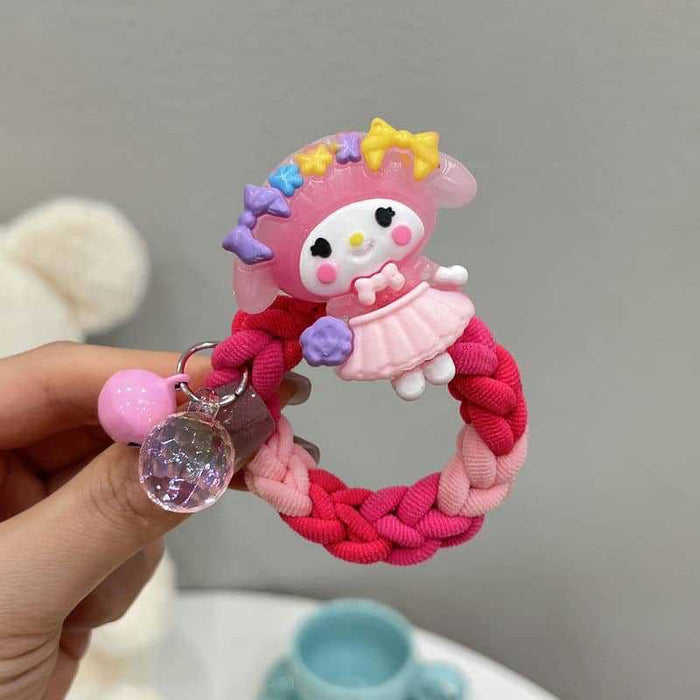 Wholesale Cute Cartoon Bell Towel Ring Hair Scrunchies JDC-HS-Yika003