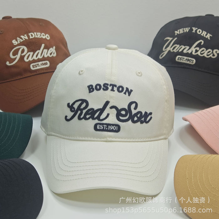 Wholesale Embroidered baseball sunshade hat with letters