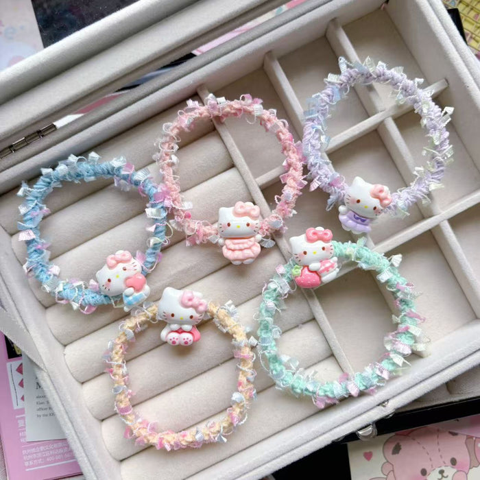 Wholesale Cartoon Bow Kt Hair Ribbon Hair Rope Gift Cute Headband Hair Accessories