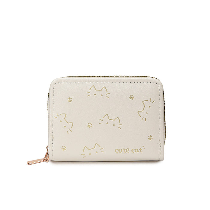 Wholesale Cute Cat-Themed Card Holder Coin Purse Wallet