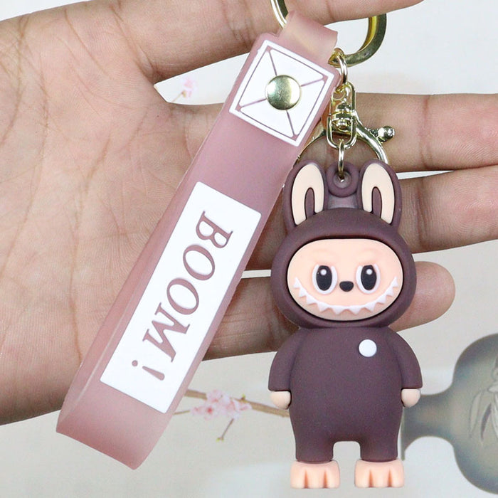 Wholesale Cartoon soft rubber cloth key chain pendant blind box tide cool cloth cloth series push small gift ornaments