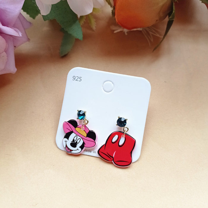 Wholesale Cute Cartoon Acrylic Earrings JDC-ES-Xiaox005