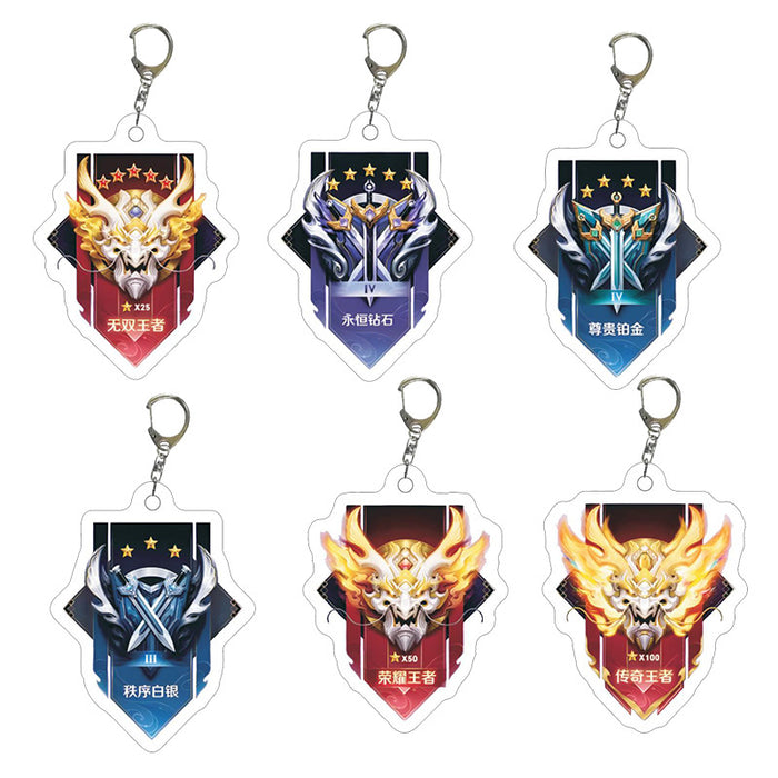 Wholesale Game-themed acrylic keychain accessory